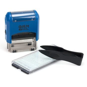 grm 4911 p3 diy 350x350 - GRM 4911 P3 Typo Самонаборный штамп 3 строки,38х14 мм,1 касса 6005 ,упак ЭКОНОМ