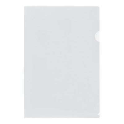 350d6928dab83f960da5be19a5c44475 Папка-уголок LITE А4, прозрачный пластик 100 мкм