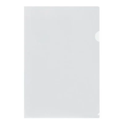 350d6928dab83f960da5be19a5c44475 Папка-уголок LITE А4, прозрачный пластик 100 мкм