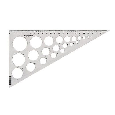 9718a910dc30bc23ff2e5ad7d2942a4e Треугольник 30° 25 см, пластик