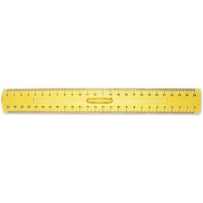 1f0ef90cc2360b45e1e2e7d33aaf263a Линейка 25 см, пластик, с держателем