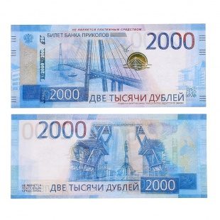 Пачка купюр "2000 дублей" — изображение 2