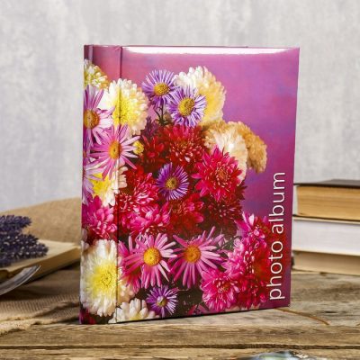 Фотоальбом магнитный 20 листов 23X28см,Bouquets