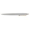 Ручка шариковая Parker Jotter Core K691 Stainless Steel GT M, корпус серебристый глянцевый (золото), синие чернила с гравировкой — изображение 2