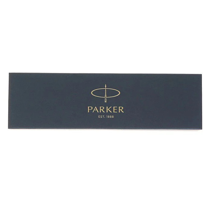 700 (14) Ручка шариковая Parker Jotter Core K691 Stainless Steel GT M, корпус серебристый глянцевый (золото), синие чернила с гравировкой — изображение 5