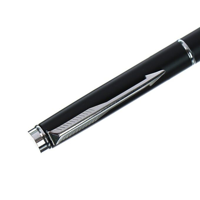 700 2 680x680 - Ручка подарочная шариковая поворотная корпус черный матовый ЛОГО, стержень синий 0,7 мм, металлический корпус с гравировкой
