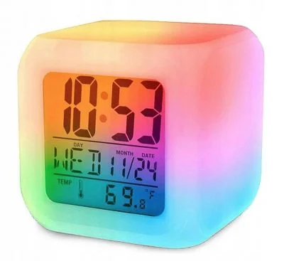Часы будильник LED