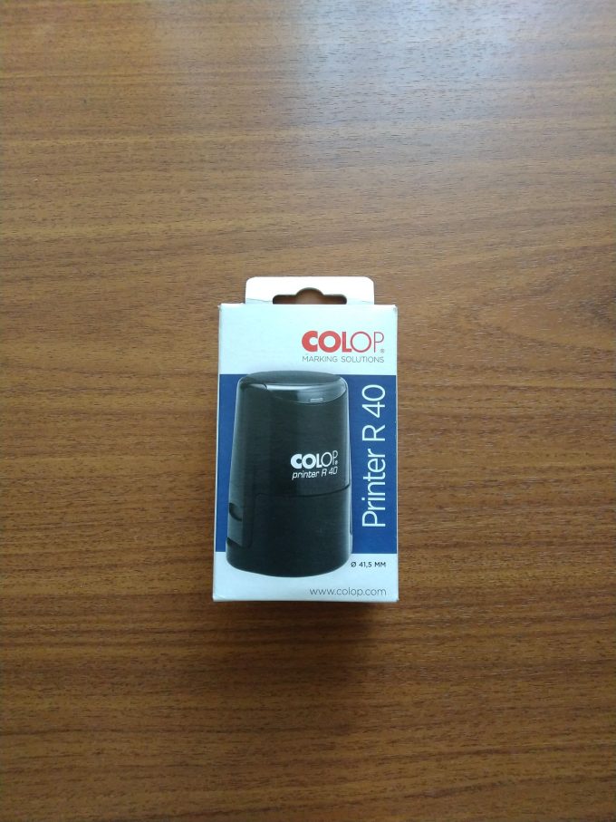 Colop Printer R40 Cover Автоматическая оснастка для печати с защитной крышечкой (диаметр печати 40 мм.) — изображение 2