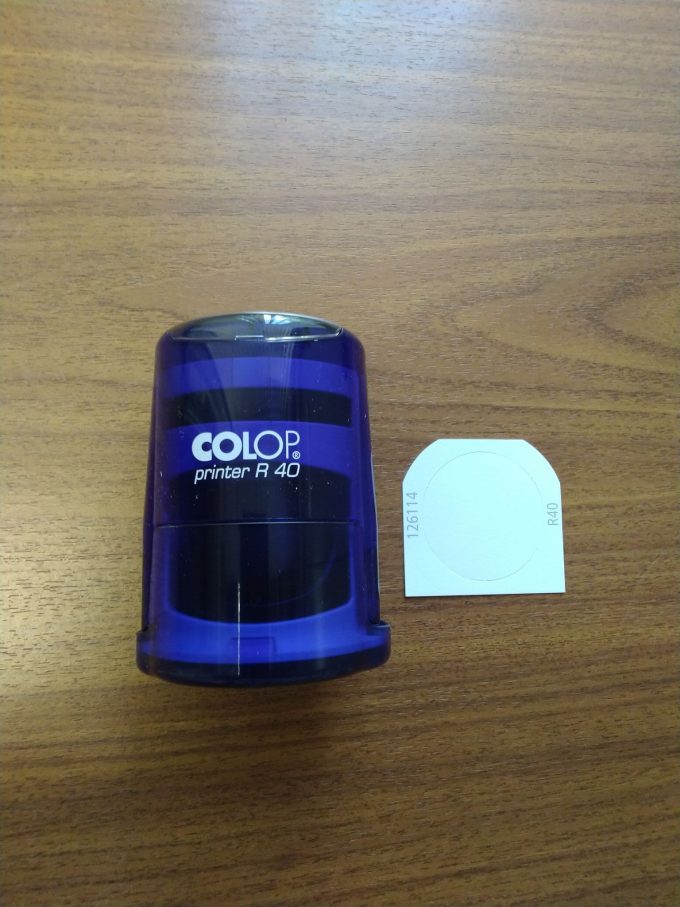 Colop Printer R40 Cover Автоматическая оснастка для печати с защитной крышечкой (диаметр печати 40 мм.) — изображение 7