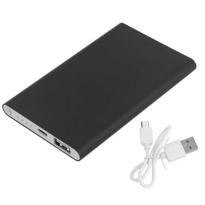 ИМЕННЫЕ POWER BANK С ГРАВИРОВКОЙ (4000 мАч) - Черный
