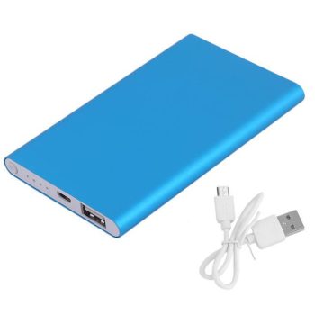 ИМЕННЫЕ POWER BANK С ГРАВИРОВКОЙ (4000 мАч) - Синий