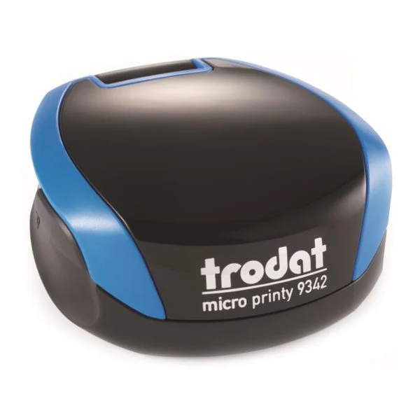 Trodat_9342_blue_0_enl Trodat Micro Printy 9342 Оснастка для печати, карманная (диаметр печати 42 мм.)