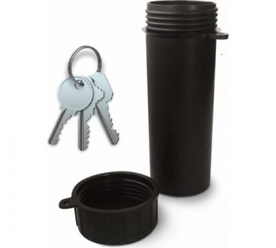 Пластмассовый пенал для опечатывания ключей диаметр 40 мм высота 100 мм