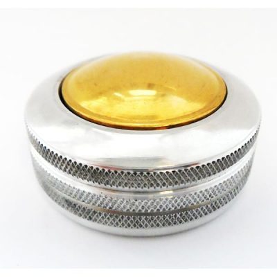 "Сатурн 42КП" Металлическая оснастка для печати с кнопкой и встроенной штемпельной подушкой (диаметр печати 42 мм.)