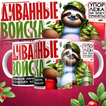 Кружка диванные войска
