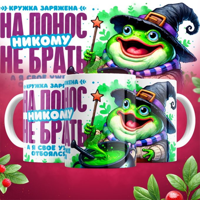 Кружка Заряжена на понос