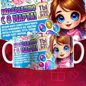 Кружка 8 марта