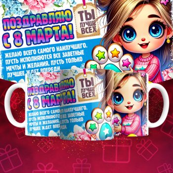 Кружка 8 марта