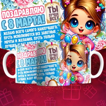 Кружка 8 марта