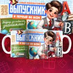 Кружка - Для выпускников - Дизайн 13