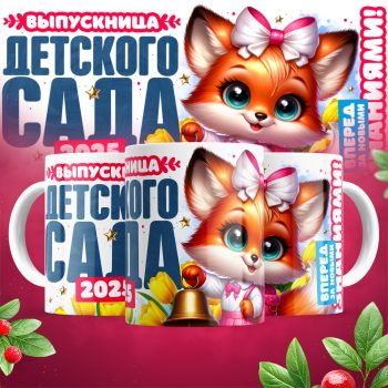 Кружка Выпускница детского сада