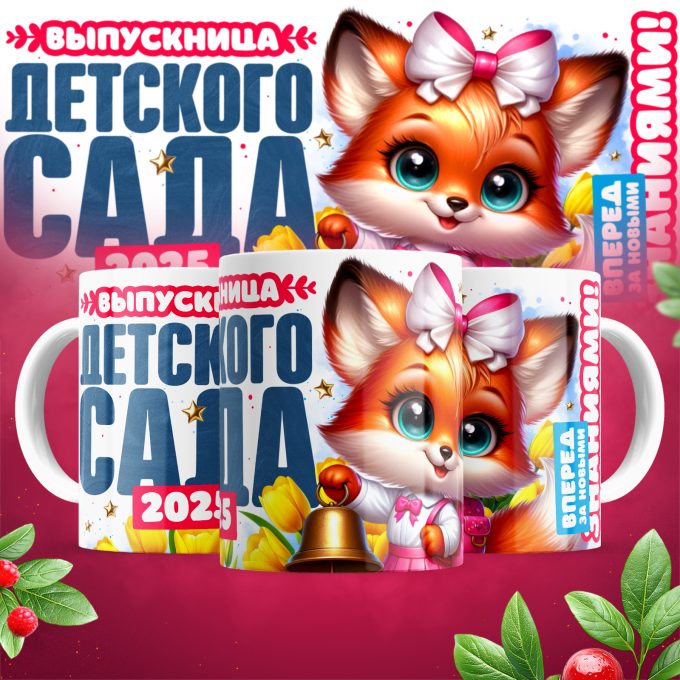 Кружка Выпускница детского сада