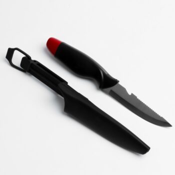 Нож туристический «Урал», 25 см, клинок 105 мм/1.8 мм, красный с гравировкой