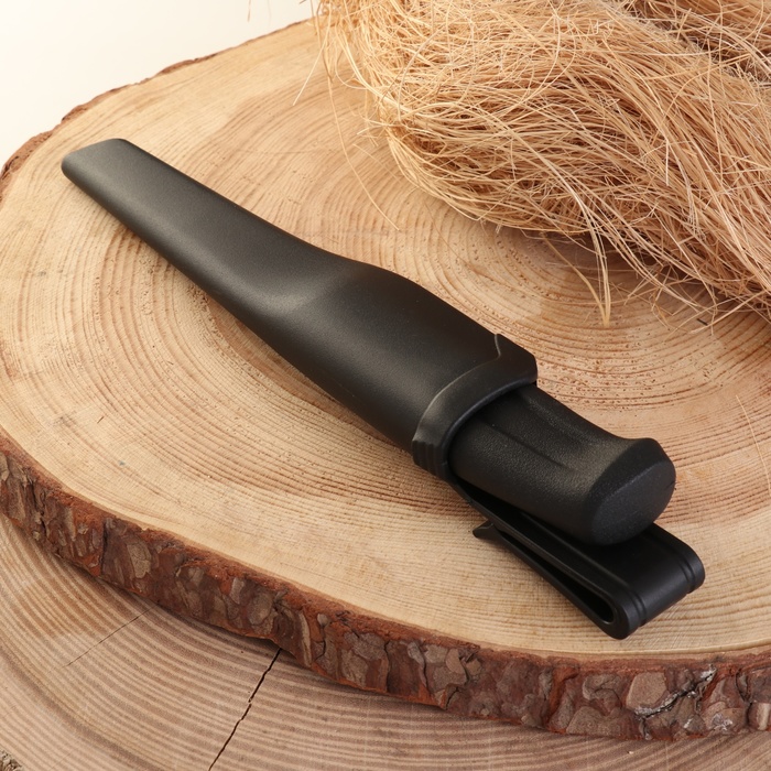 Нож туристический «Урал», 21 см, клинок 98 мм/1.8 мм, черный_4 Нож туристический «Урал», 21 см, клинок 98 мм/1.8 мм, черный с гравировкой — изображение 5