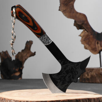 Топорик туристический «Волк», 31 см с гравировкой