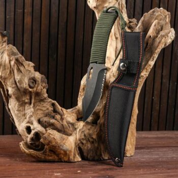 Нож метательный «Армейский» 22.5 см, клинок 115 мм/3 мм, хаки с гравировкой