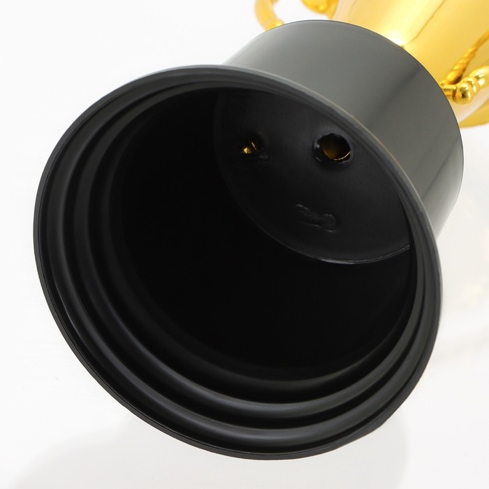 Кубок 063 В, наградная фигура, золото, подставка пластик, 14.5 см_4 Кубок 063 В, наградная фигура, золото, подставка пластик, 14.5 см, с индивидуальной гравировкой — изображение 4