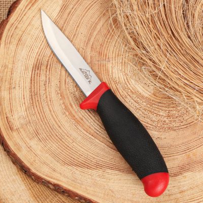 Нож туристический «Урал», 21 см, клинок 98 мм/1.8 мм, красный с гравировкой