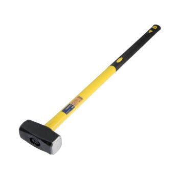 Кувалда кованая ТУНДРА, удлиненная фиберглассовая трехкомпонентная рукоятка, 3 кг, с индивидуальной гравировкой