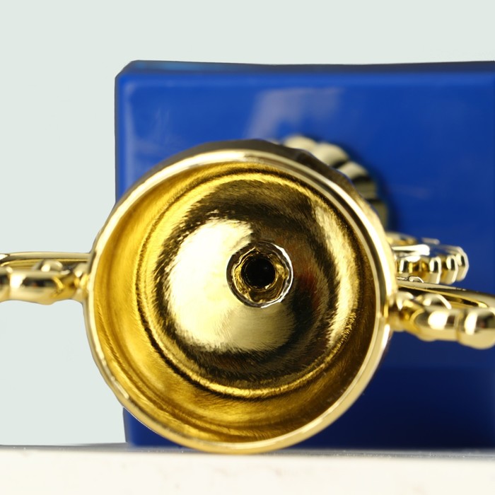 Кубок под нанесение 057, наградная фигура, золото, подставка пластик, 14 см_8 Кубок под нанесение 057, наградная фигура, золото, подставка пластик, 14 см, с индивидуальной гравировкой — изображение 8