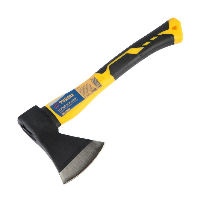 Топор кованый ТУНДРА, фиберглассовое 3К топорище 38 см, 600 г_4 Топор кованый ТУНДРА, фиберглассовое 3К топорище 38 см, 600 г с гравировкой — изображение 5