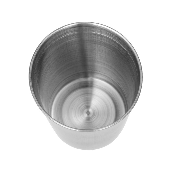 Стакан, 300 мл, 7.5×10 см, нержавеющая сталь_1 Стакан, 300 мл, 7.5×10 см, нержавеющая сталь, с индивидуальной гравировкой — изображение 2