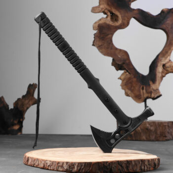 Топорик туристический «Викинг» многофункциональный, 800 г, 16.5×39 см, чёрный с гравировкой