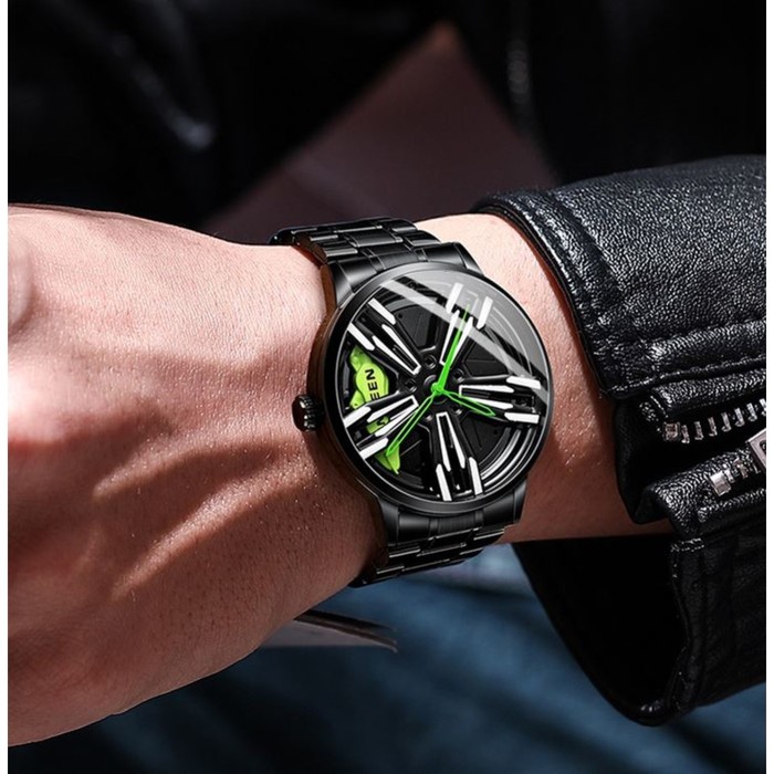 Часы наручные кварцевые мужские, d-4.4 см, ремешок l-26 см, 3 АТМ_1 Часы наручные кварцевые мужские, d-4.4 см, ремешок l-26 см, 3 АТМ, с индивидуальной гравировкой — изображение 2