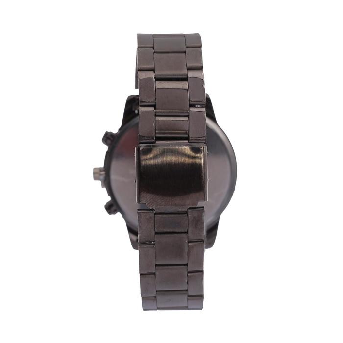 Часы мужские наручные металлические кварцевые YAGEER, d-3.8 см, черные_2 Часы мужские наручные металлические кварцевые YAGEER, d-3.8 см, черные, с индивидуальной гравировкой — изображение 3