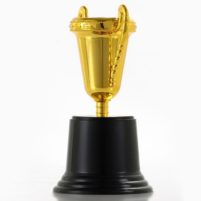 Кубок 063 В, наградная фигура, золото, подставка пластик, 14.5 см_3 Кубок 063 В, наградная фигура, золото, подставка пластик, 14.5 см, с индивидуальной гравировкой — изображение 3