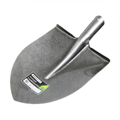 Лопата универсальная, тулейка 40 мм, рельсовая сталь, без черенка, Greengo с гравировкой