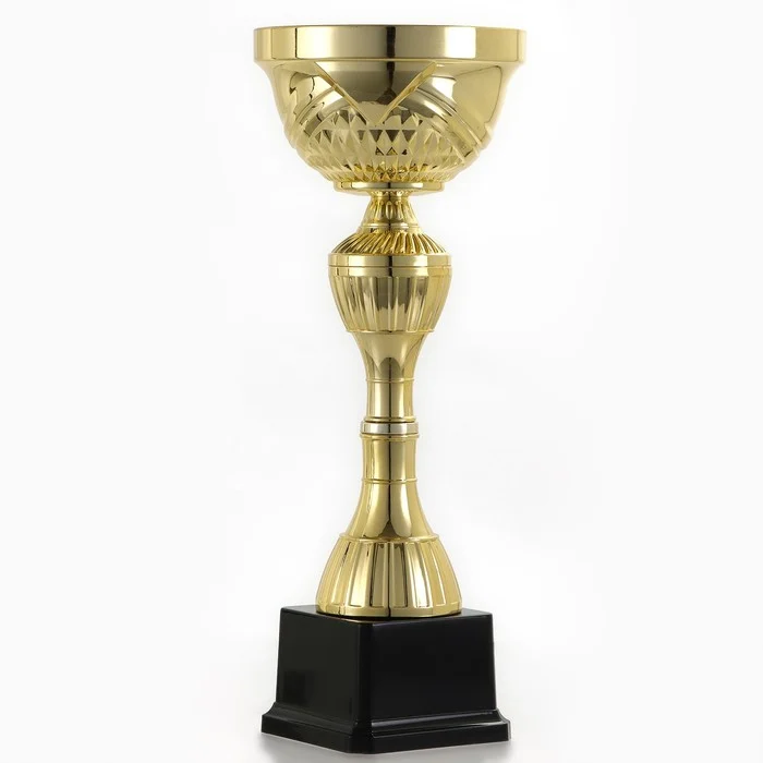 Кубок 134C, наградная фигура, золото, подставка пластик, 30×10×8.5 см_3 Кубок 134C, наградная фигура, золото, подставка пластик, 30×10×8.5 см, с индивидуальной гравировкой — изображение 3