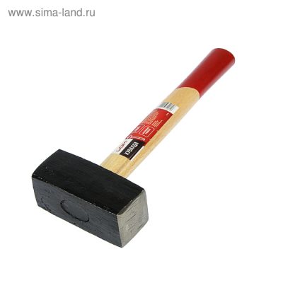 Кувалда ЛОМ, деревянная рукоятка, 2 кг, с индивидуальной гравировкой