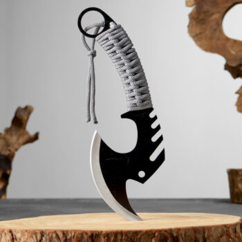 Топорик тактический, 29 см, рукоять в оплетке с гравировкой