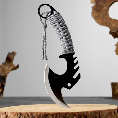 Топорик тактический, 29 см, рукоять в оплетке с гравировкой