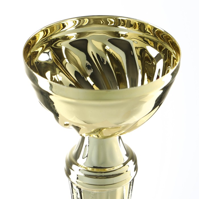 Кубок 151С, наградная фигура, золото, подставка камень, 22 см_5 Кубок 151С, наградная фигура, золото, подставка камень, 22 см, с индивидуальной гравировкой — изображение 5