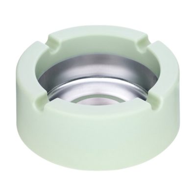 Пепельница для дома, для сигарет и стиков. d=9 см, h=3.5 см, зеленая_1 Пепельница для дома, для сигарет и стиков. d=9 см, h=3.5 см, зеленая, с индивидуальной гравировкой