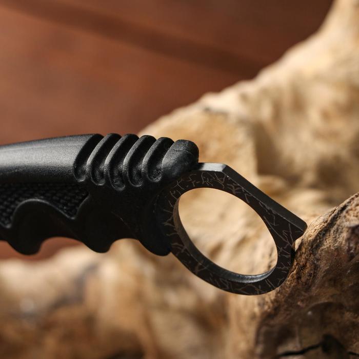 Нож-керамбит «Коготь орла», 20 см, клинок 90 мм/2.6 мм, серебристый_4 Нож-керамбит «Коготь орла», 20 см, клинок 90 мм/2.6 мм, серебристый с гравировкой — изображение 5