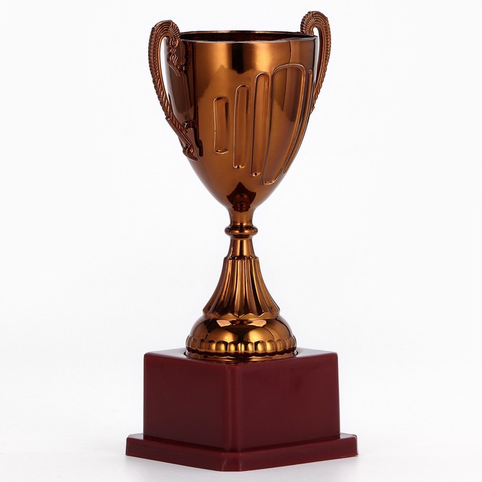 Кубок 045, наградная фигура, бронза, подставка пластик, 20×10.6×8 см_3 Кубок 045, наградная фигура, бронза, подставка пластик, 20×10.6×8 см, с индивидуальной гравировкой — изображение 3