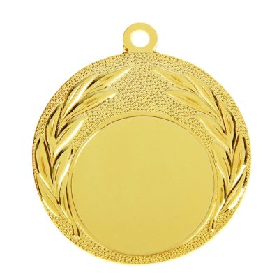 Медаль под нанесение золото 033, d=4 см, без ленты_2 Медаль под нанесение золото 033, d=4 см, без ленты, с индивидуальной гравировкой